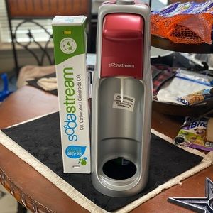 Soda Stream Machine and 2 CO2 Tanks